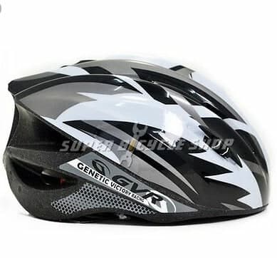 Helmet / 17 Ventilations / 250g / 56~61cm /Black Svlier/No Magnetic visor  خوذه دراجة هوائية ماركة جي في ار