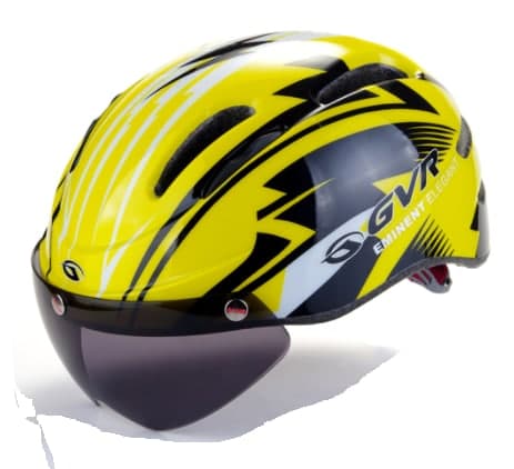  Helmet/ 17 Ventilations / 250g / 56~61cm / Black Yellow/ with Glasses خوذه دراجة هوائية ماركه جيفيار 