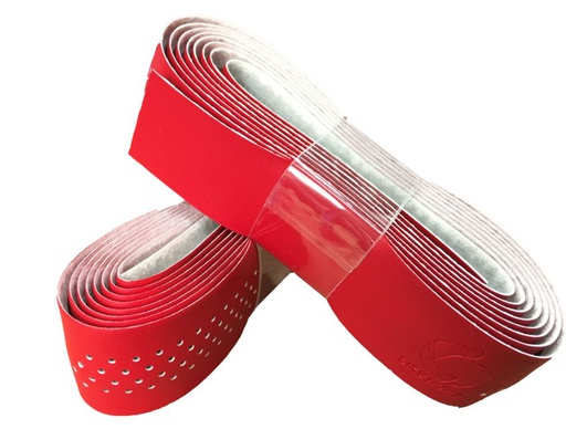 [LH_2057-203] Bartape LH / PU / Hole / Red I بارتيب لفه للدراجة الهوائية أحمر