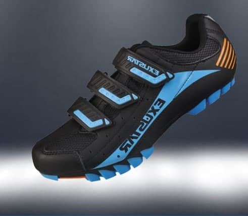 Exustar MTB Shoes Black white