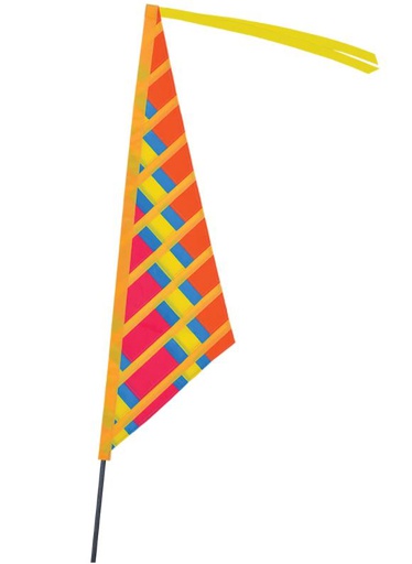 [53265 ] Triangular orange bicycle flag 