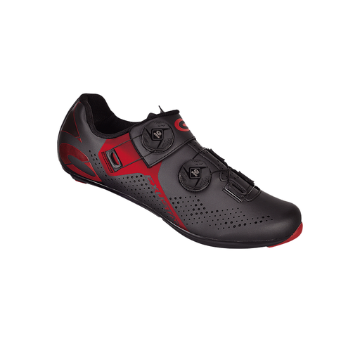 ROAD SHOES black red